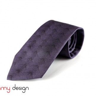 Mountain indigo silk tie